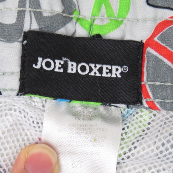 JOE BOXER skulls and peace signs swim trunk SZ 6/7 - Picture 8 of 8